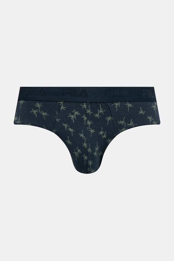 Fila slipi pentru bărbați, din bumbac cu elastan pachet de 2 FU5373/2 bleumarin SS26