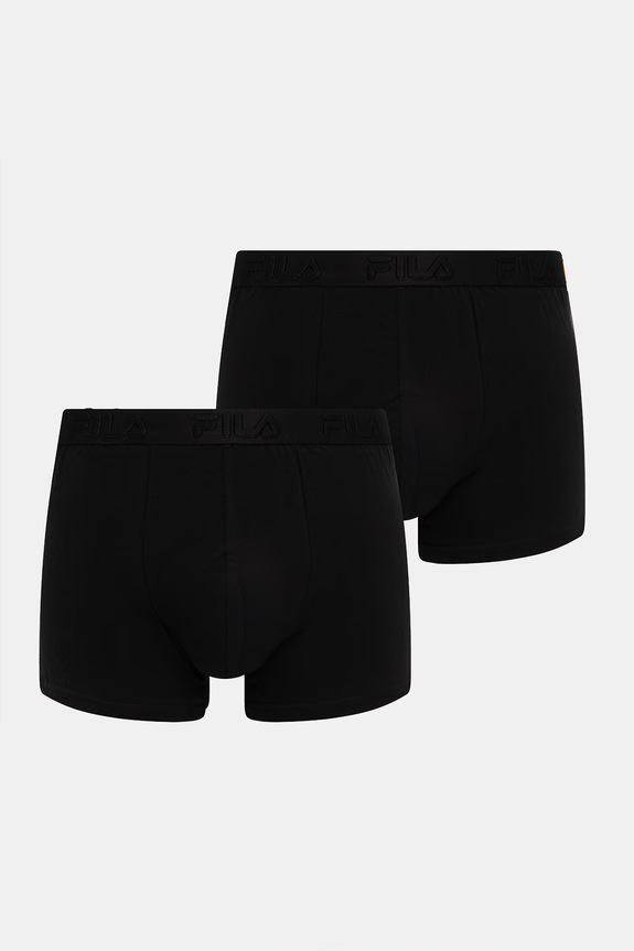 Fila boxeri mulați pentru bărbați, cu bumbac pachet de 2 negru FU5381/2