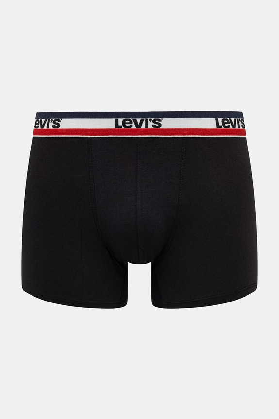 Levi's boxeri pentru bărbați, din bumbac cu elastan pachet de 4 37149.1302 negru AA00