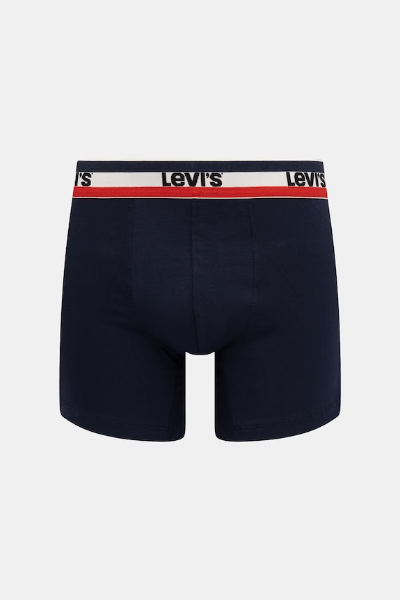 Levi's bokserki męskie bawełniane z elastanem 4-pack 37149.1303 granatowy AA00