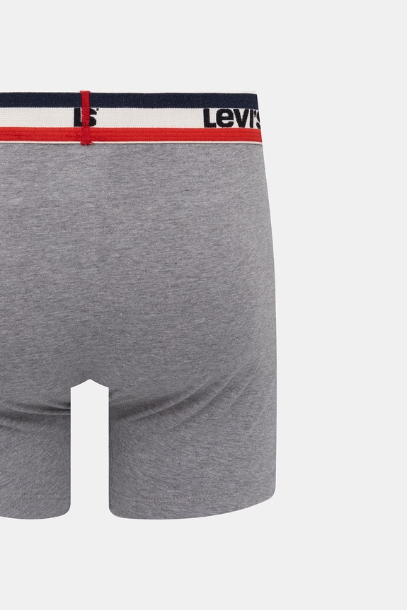 Levi's bokserki męskie bawełniane z elastanem 4-pack 37149.1303 granatowy