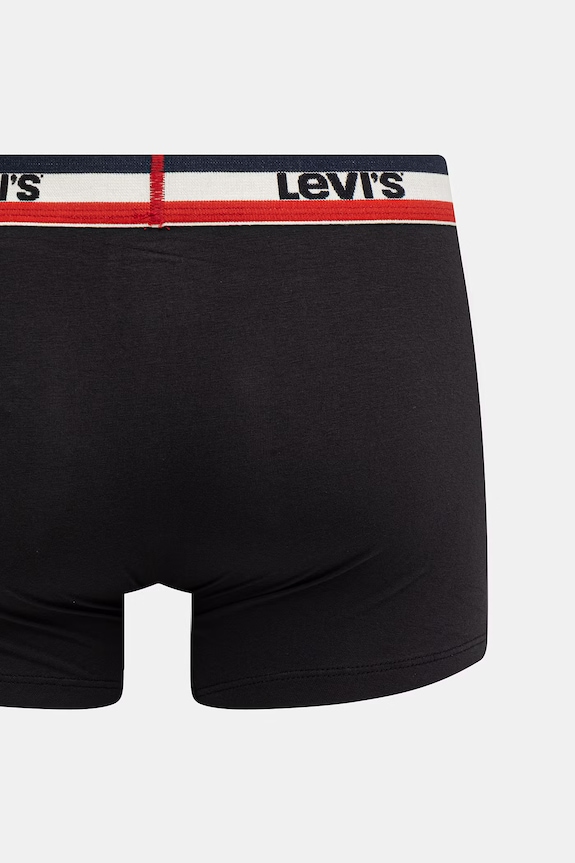Odzież Levi's bokserki męskie 4-pack 37149.1304 czarny