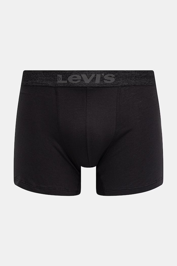 Îmbrăcăminte Levi's boxeri pentru bărbați, din bumbac cu elastan, pachet de 6 37149.1305 negru