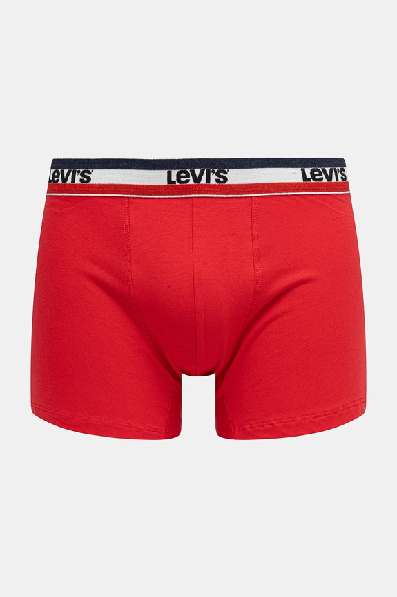 Levi's bokserki męskie bawełniane z elastanem 6-pack 37149.1306 niebieski