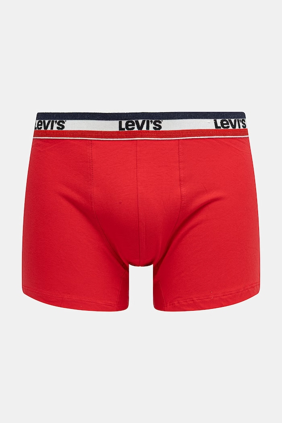 Levi's bokserki męskie bawełniane z elastanem 6-pack 37149.1306 niebieski