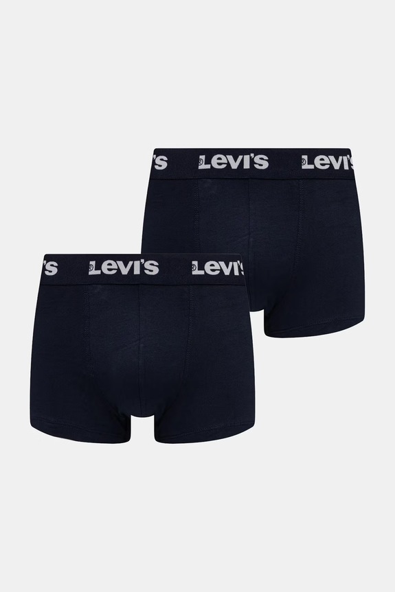 Levi's boxeri pentru bărbați, din bumbac cu elastan pachet de 2 bleumarin 37149.1209