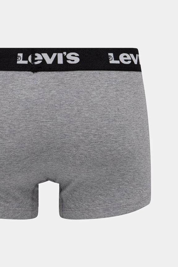 Îmbrăcăminte Levi's boxeri pentru bărbați, din bumbac cu elastan pachet de 2 37149.1233 gri