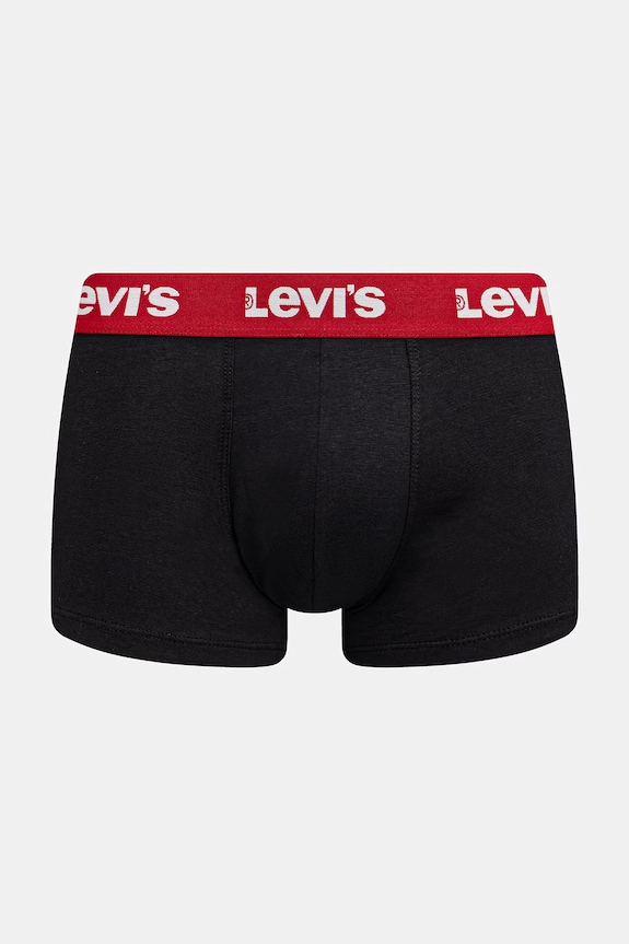 Levi's boxeri pentru bărbați, din bumbac cu elastan pachet de 2 37149.1210 negru AA00
