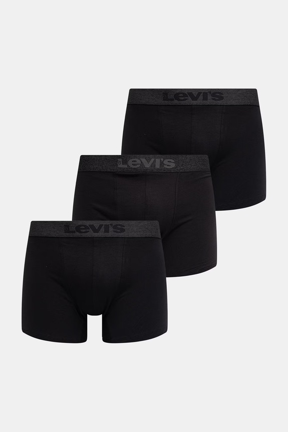 Levi's bokserki męskie 3-pack czarny 37149.1240