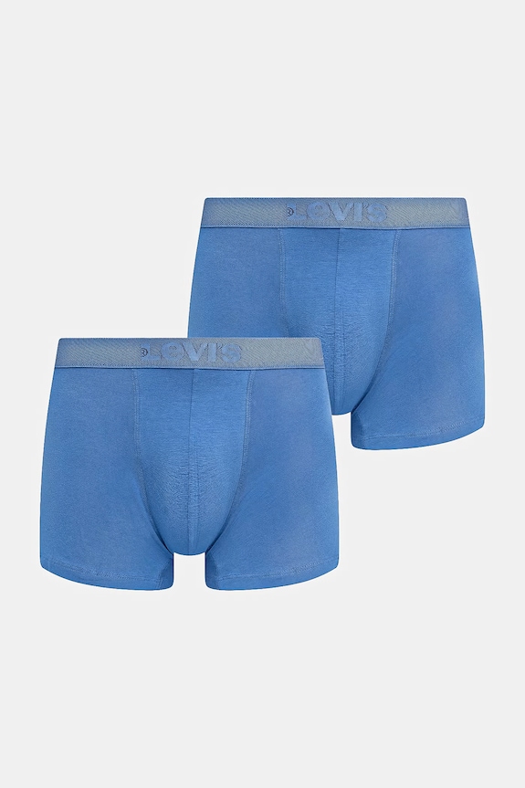 Levi's bokserki męskie bawełniane z elastanem 2-pack niebieski 37149.1259