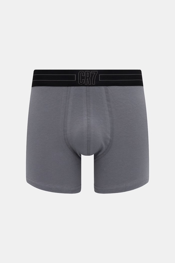 CR7 Cristiano Ronaldo bokserki dopasowane męskie bawełniane z elastanem 3-pack 8100.49.2767 czarny AA00