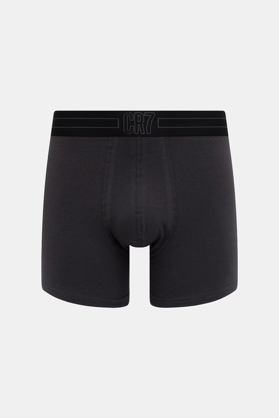 Odzież CR7 Cristiano Ronaldo bokserki dopasowane męskie bawełniane z elastanem 3-pack 8100.49.2767 czarny