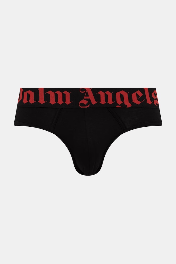 Palm Angels slipy męskie z bawełną 2-pack PLA1UMBSP08BI czarny AA00