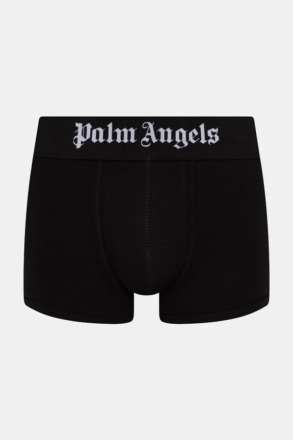 Palm Angels bokserki dopasowane męskie bawełniane z elastanem 3-pack PLA1UMBTR01TR czarny AA00