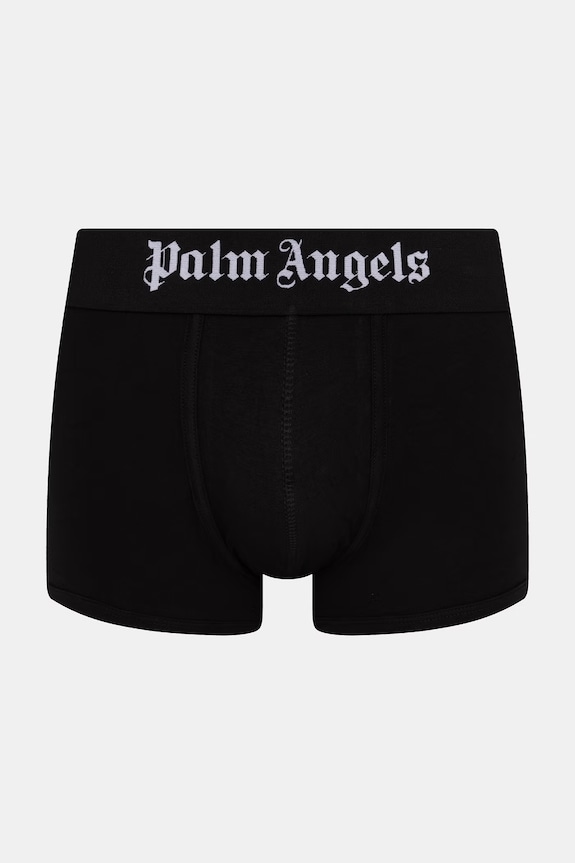 Palm Angels bokserki dopasowane męskie bawełniane z elastanem 3-pack PLA1UMBTR01TR czarny AA00