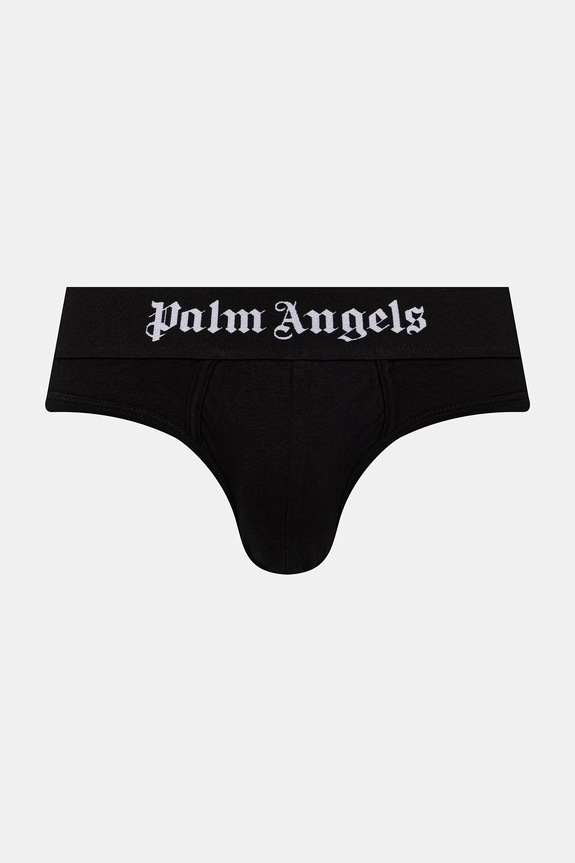 Palm Angels slipy męskie z bawełną 3-pack biały PLA1UMBSP01TR