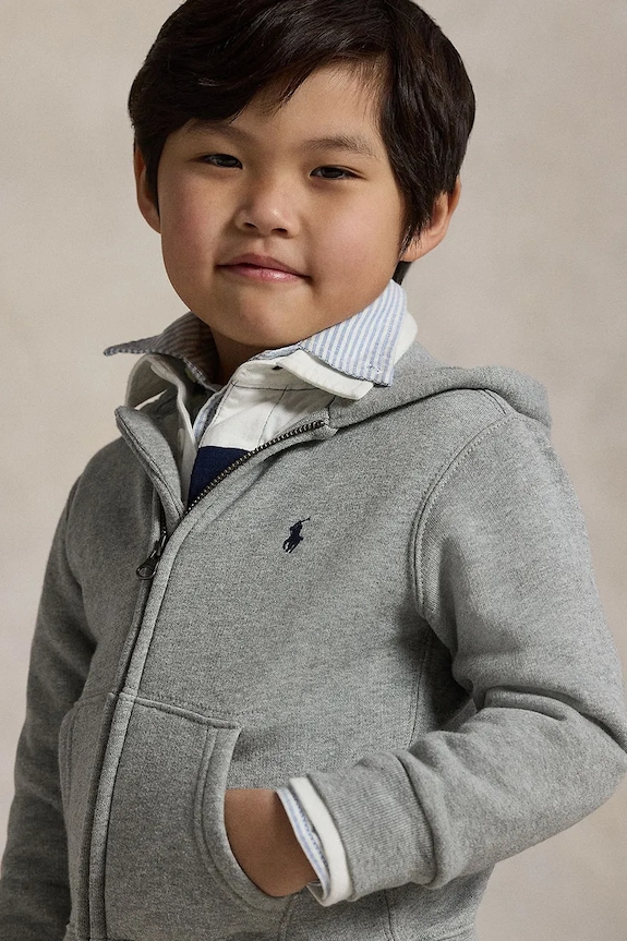 Polo Ralph Lauren - Detská mikina 110-128 cm 322547626002 sivá