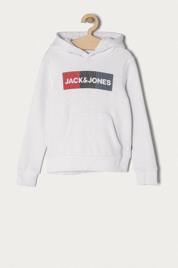Jack & Jones Bluza z kapturem biały 12152841.