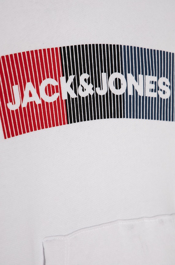 Chłopiec Jack & Jones Bluza 12152841. biały