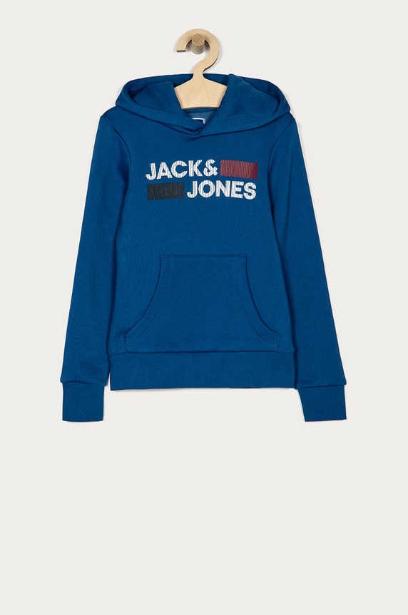 Jack & Jones bluza dziecięca z kapturem niebieski 12152841.