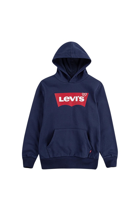 Levi's Bluza dziecięca z kapturem granatowy 9E8778.NOS.B