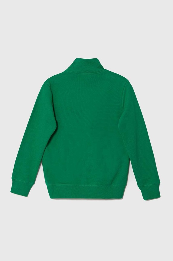 United Colors of Benetton gyerek melegítőfelső pamutból 3J68C501B.G.NOS zöld AA00