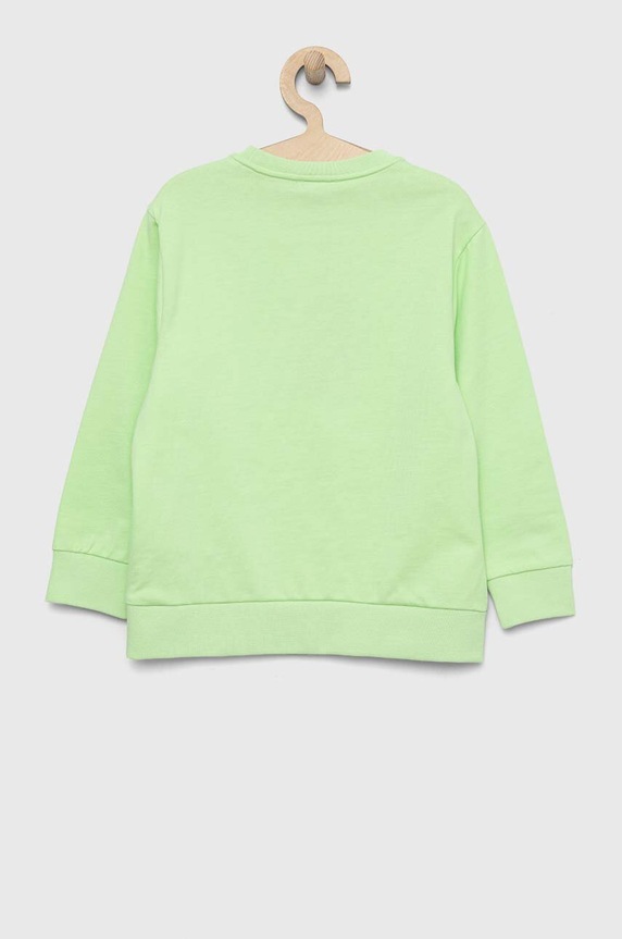 EA7 Emporio Armani hanorac de bumbac pentru copii 8NBM51.BJ05Z verde AW24