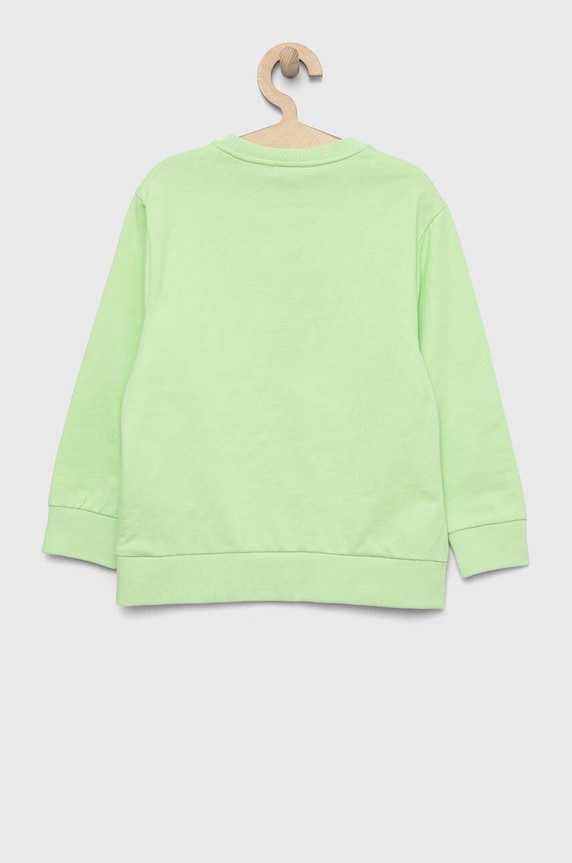 EA7 Emporio Armani hanorac de bumbac pentru copii 8NBM51.BJ05Z verde AW24