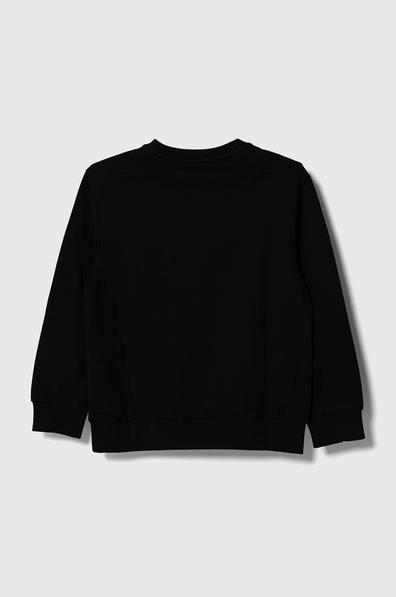 EA7 Emporio Armani gyerek melegítőfelső pamutból 8NBM51.BJ05Z fekete AW24