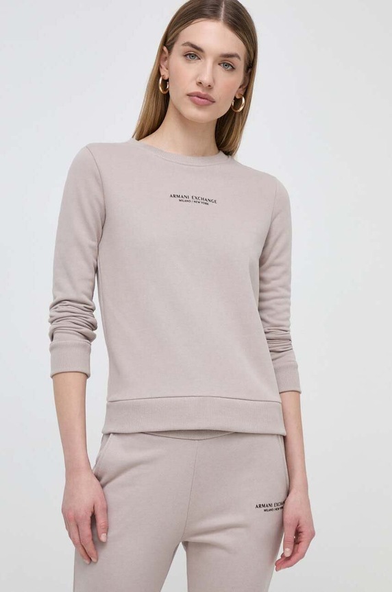 Armani Exchange bluza beżowy 8NYM29.YJE5Z.NOS