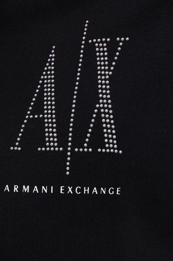 Armani Exchange felpa in cotone 8NYM21.YJ68Z.NOS nero