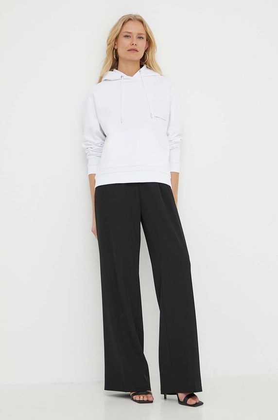 Armani Exchange pamut melegítőfelső 8NYM23.YJ68Z.NOS fehér AA00