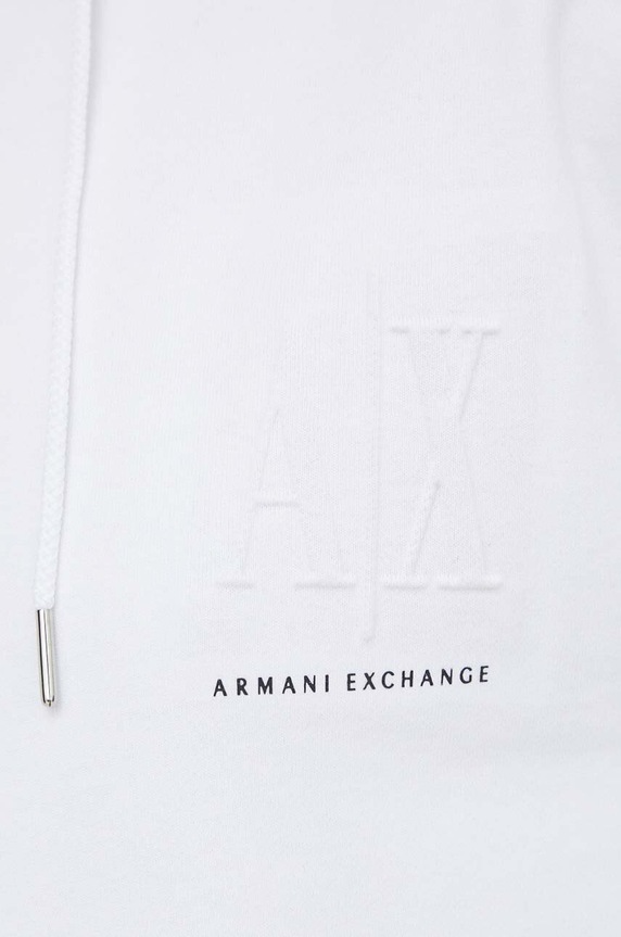 Armani Exchange pamut melegítőfelső 8NYM23.YJ68Z.NOS fehér