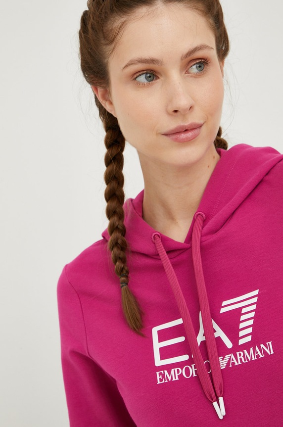 EA7 Emporio Armani bluza różowy 8NTM36.TJCQZ