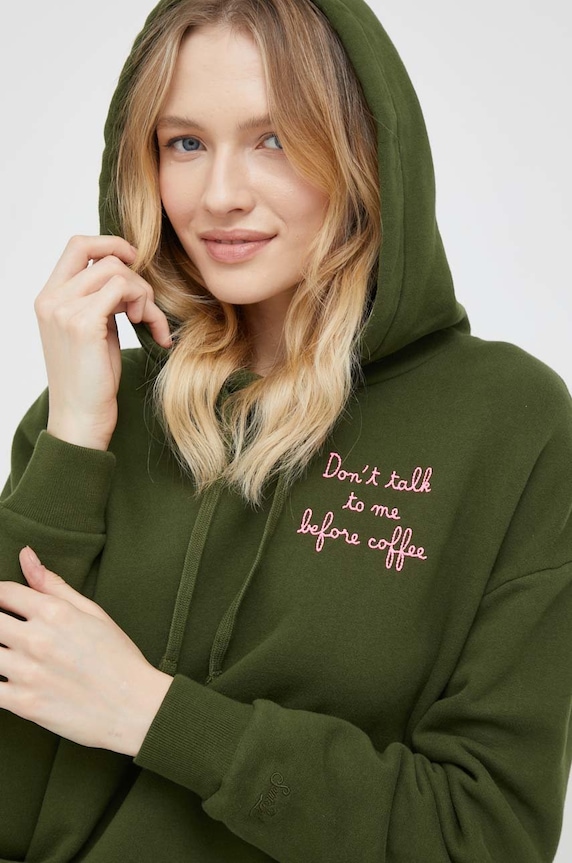 MC2 Saint Barth bluza bawełniana zielony MIND005