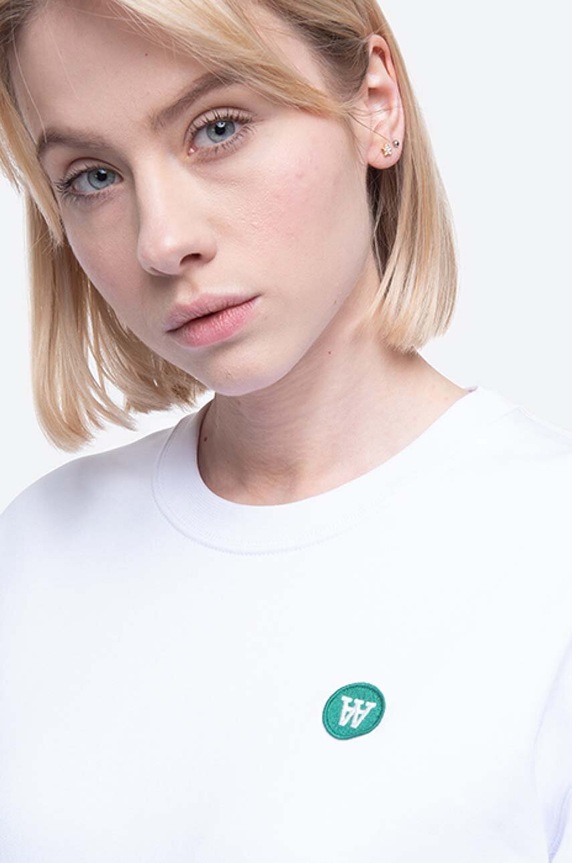 Wood Wood cotton sweatshirt Jess white 10002401.2424