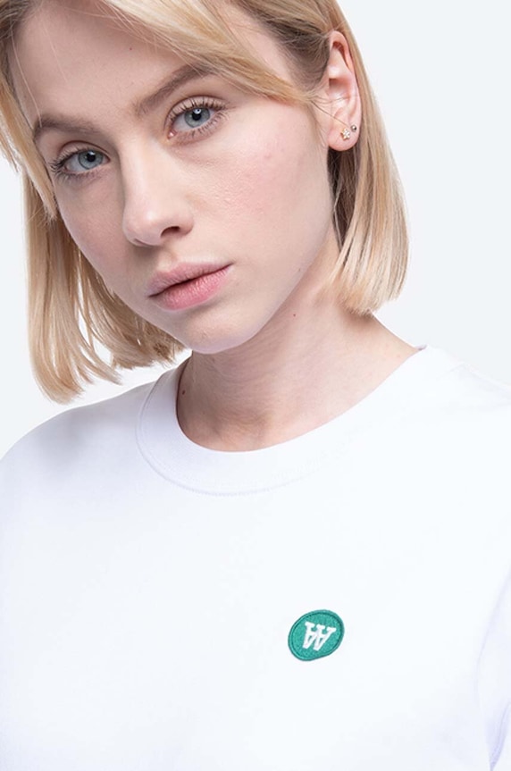 Wood Wood cotton sweatshirt Jess white 10002401.2424
