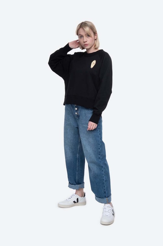 Wood Wood cotton sweatshirt Hope 12032402.2426 black AA00