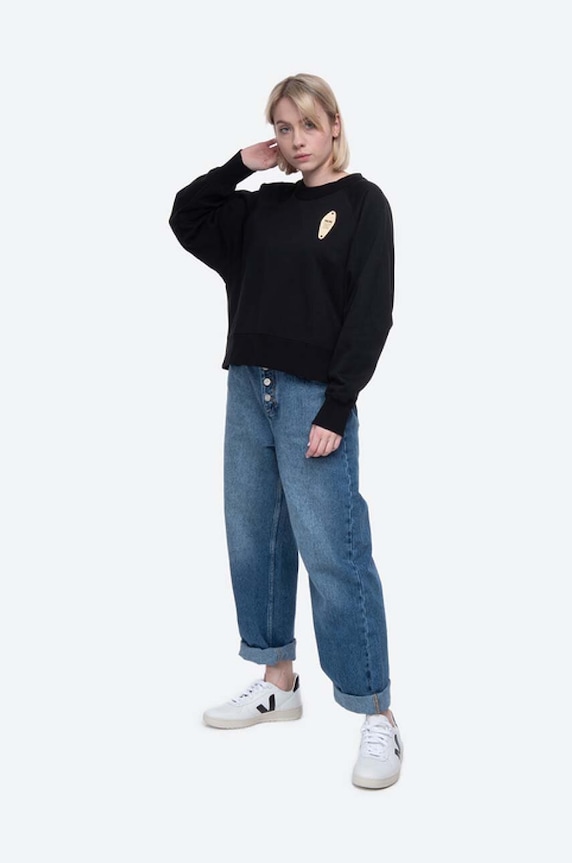 Wood Wood cotton sweatshirt Hope 12032402.2426 black AA00