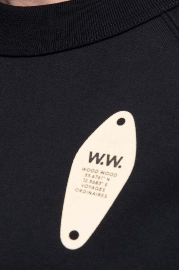 Wood Wood cotton sweatshirt Hope black 12032402.2426