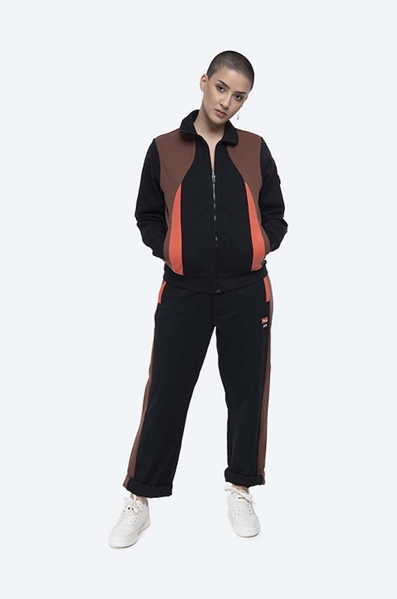 Wood Wood felpa Evonn x Fila 688378.B028 nero AA00