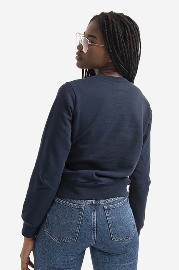 Oblečenie Bavlnená mikina A.P.C. Sweat Tina COEBH-F27561 MARINE COEBH.F27561 tmavomodrá