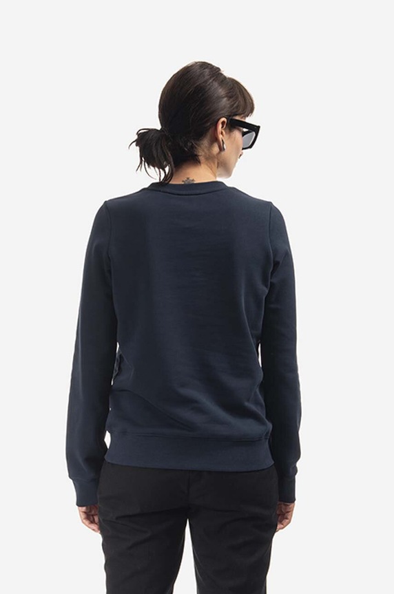 Clothing A.P.C. cotton sweatshirt Sweat Tina COEZD-F27561 MARINE COEZD.F27561 navy
