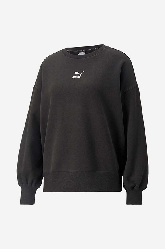 Clothing Puma sweatshirt Classics Oversized Crew 533512.01 black