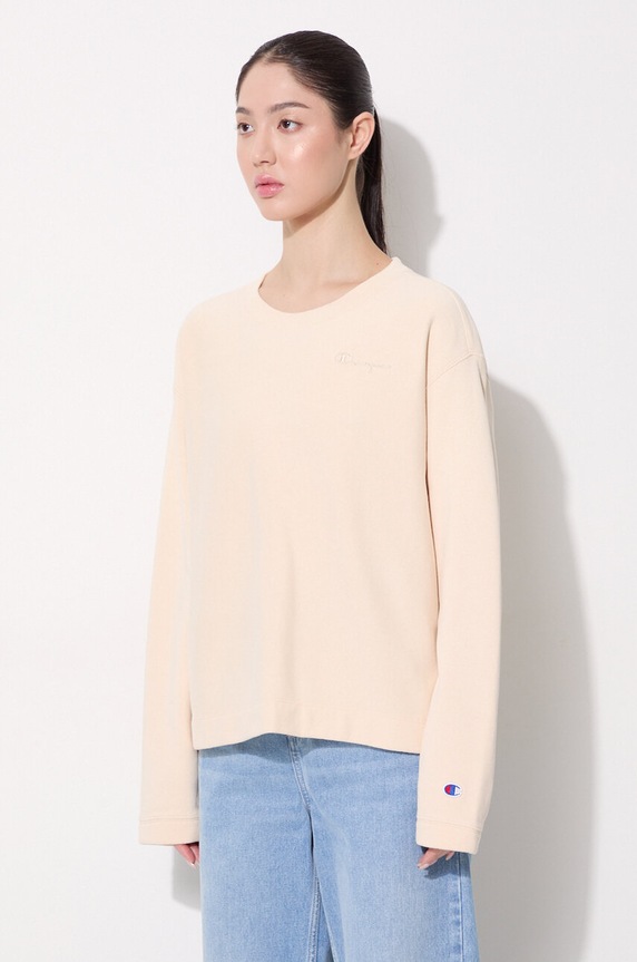 Clothing Champion sweatshirt Crewneck Sweatshirt 113368 beige