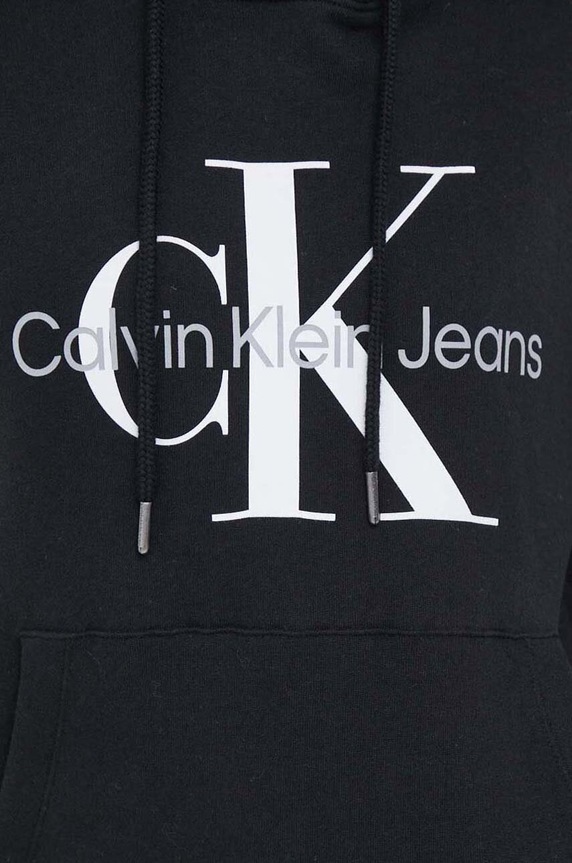 Calvin Klein Jeans bluza bawełniana J20J219141 czarny