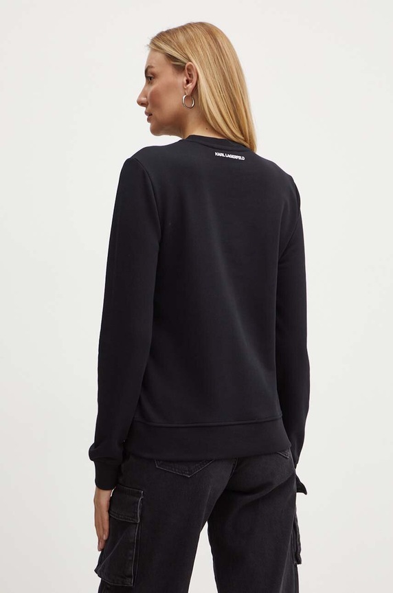 Odzież Karl Lagerfeld bluza 245W1812 czarny