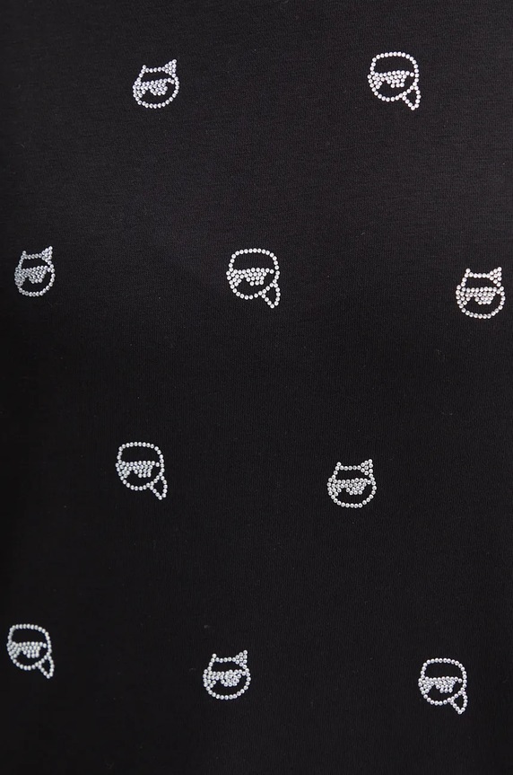 Pulover Karl Lagerfeld 246W1800 črna