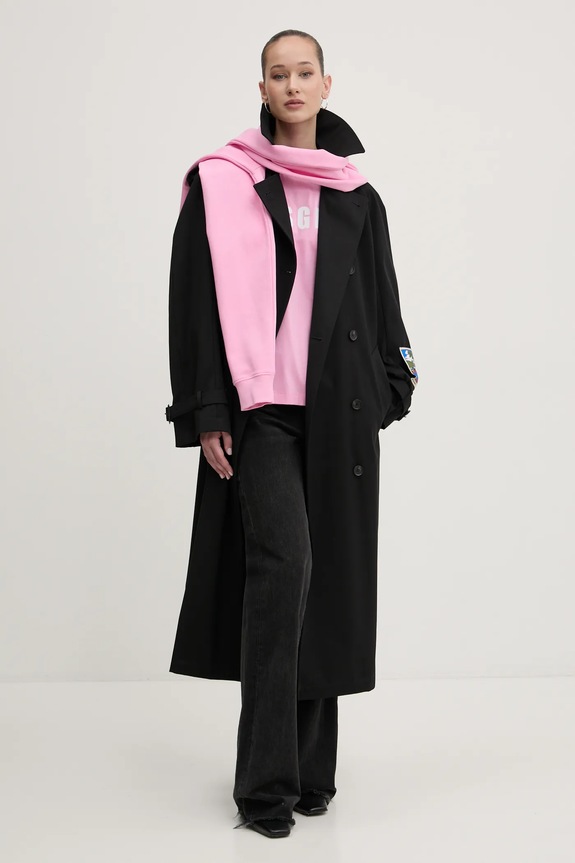 MSGM bluza bawełniana 2000MDM503.300000 różowy AA00