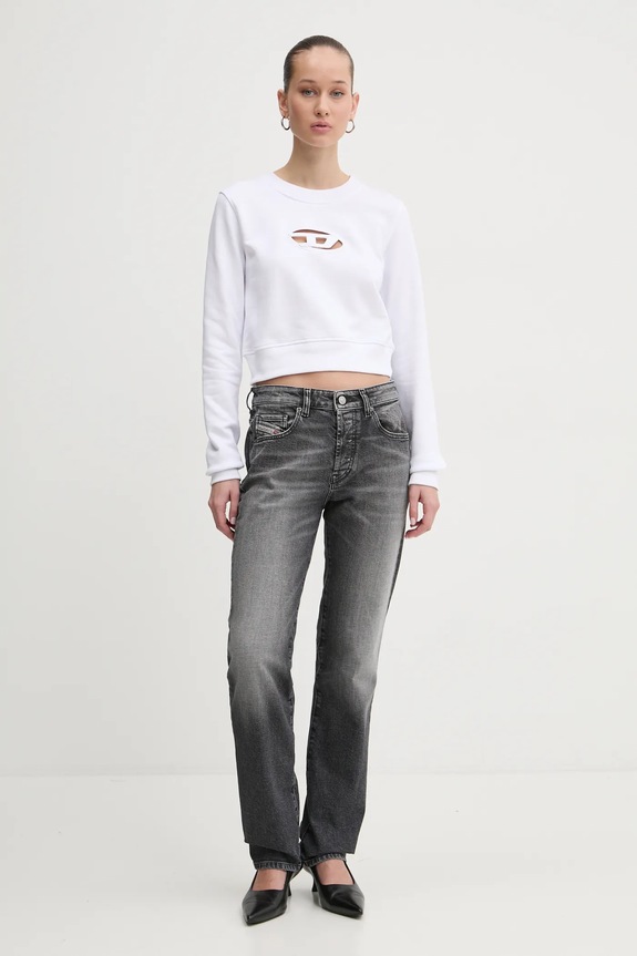 Diesel bluza F-SLIMMY-OD SWEAT-SHIRT A09931.0GRAC biały AA00